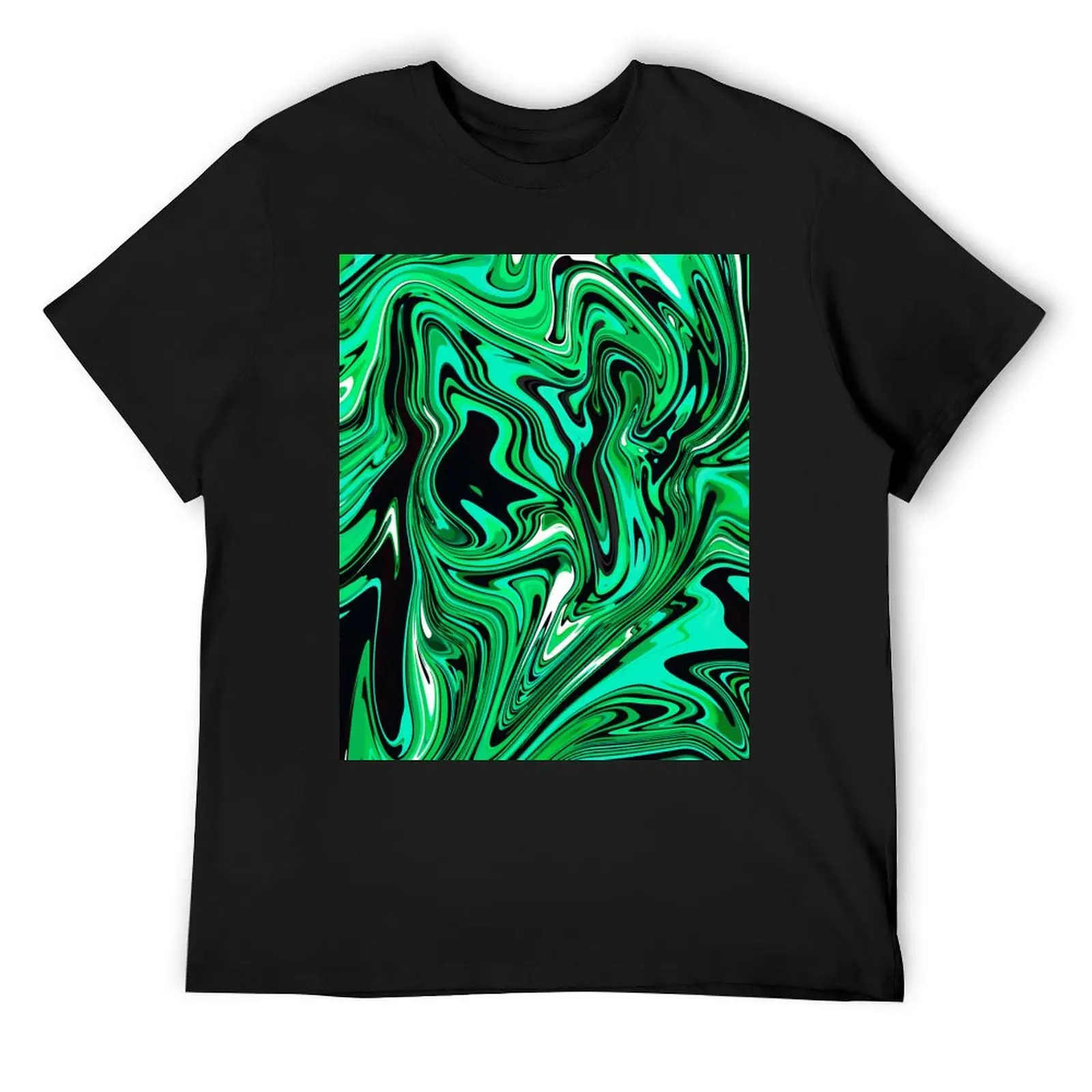 

malachite pattern T-Shirt funny gifts basketball graphic tees cheap stuff mens t shirts top quality