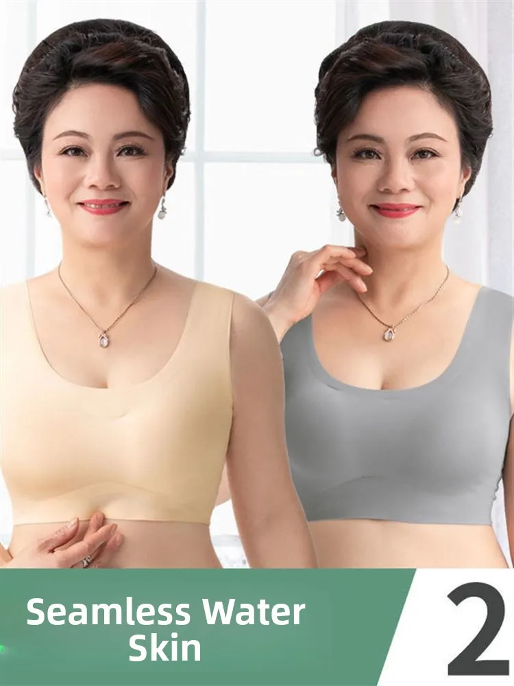 Ultra-Thin Maternity Sports Bra for Women No-Rim Nylon Fabric Warm One-Piece Design Front Removable Strap Full Cup T-Shape