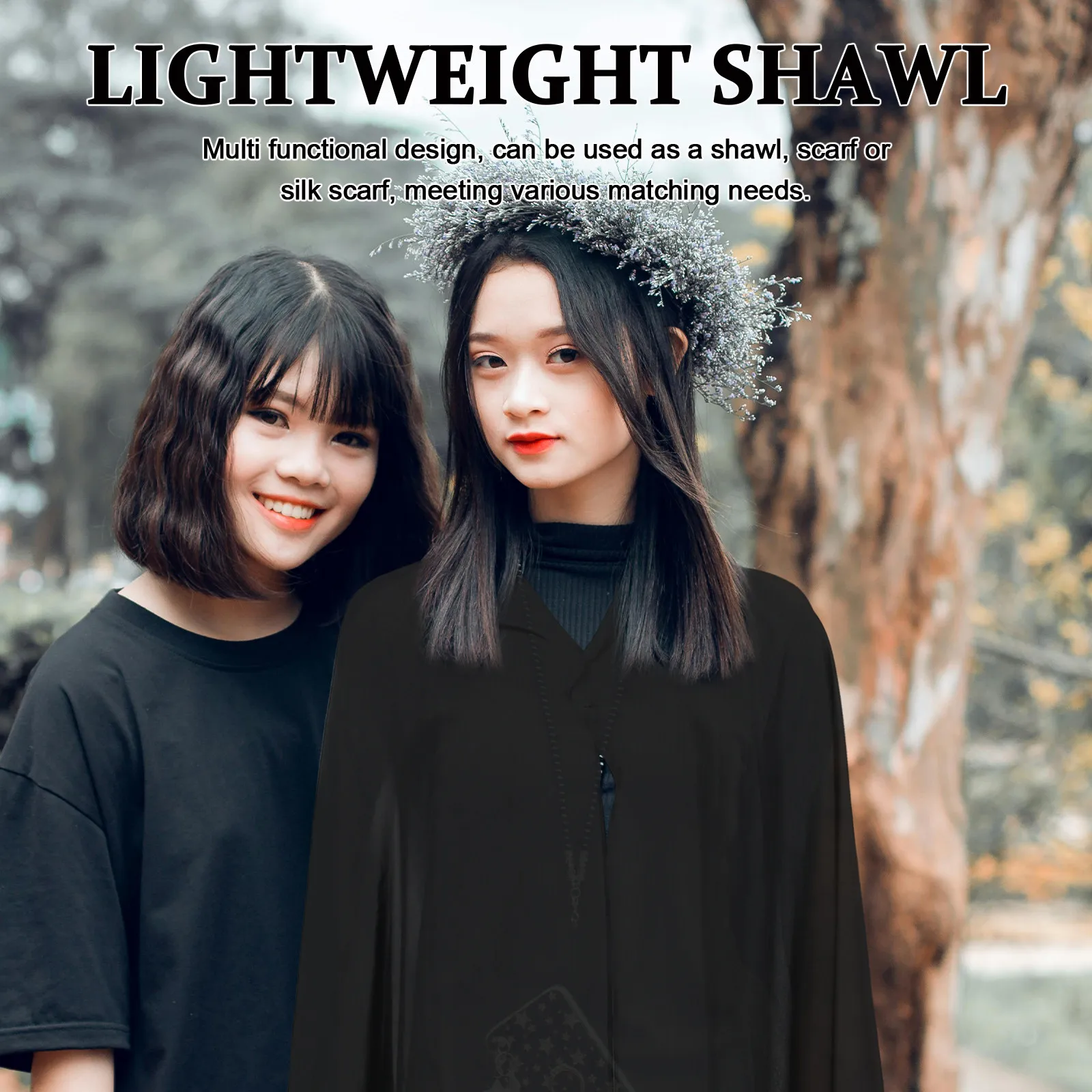 

Черная шифоновая вечерняя накидка-шаль, легкий официальный палантин для подружек невесты, элегантный аксессуар для свадебных и праздничных платьев