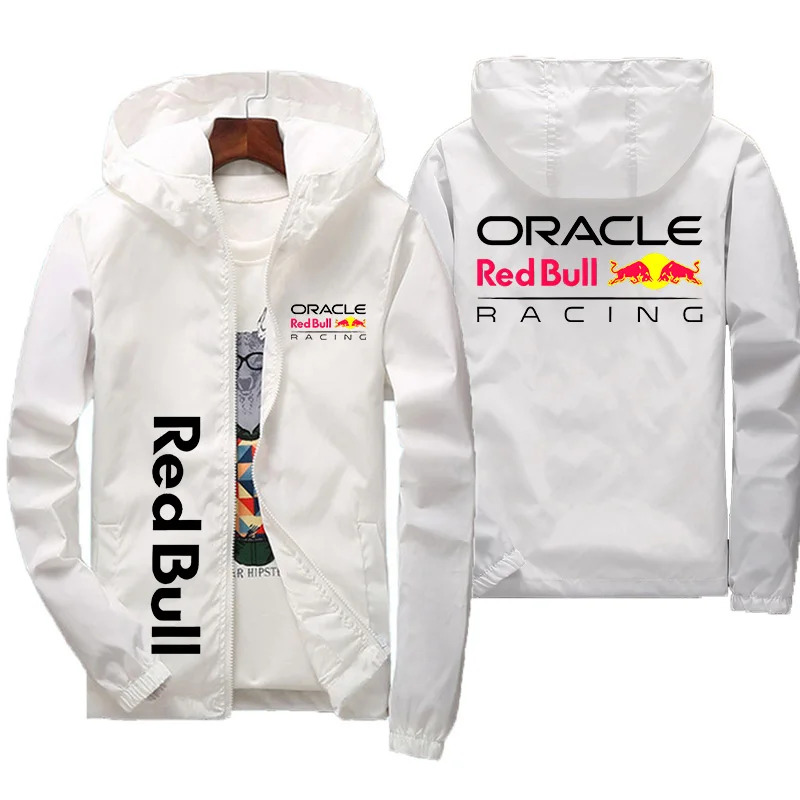AliExpress Red Bull New trendy brand sports jacket, casual and comfortable fabric, fashionable, lightweight and cool outdoor zipper cycling suit