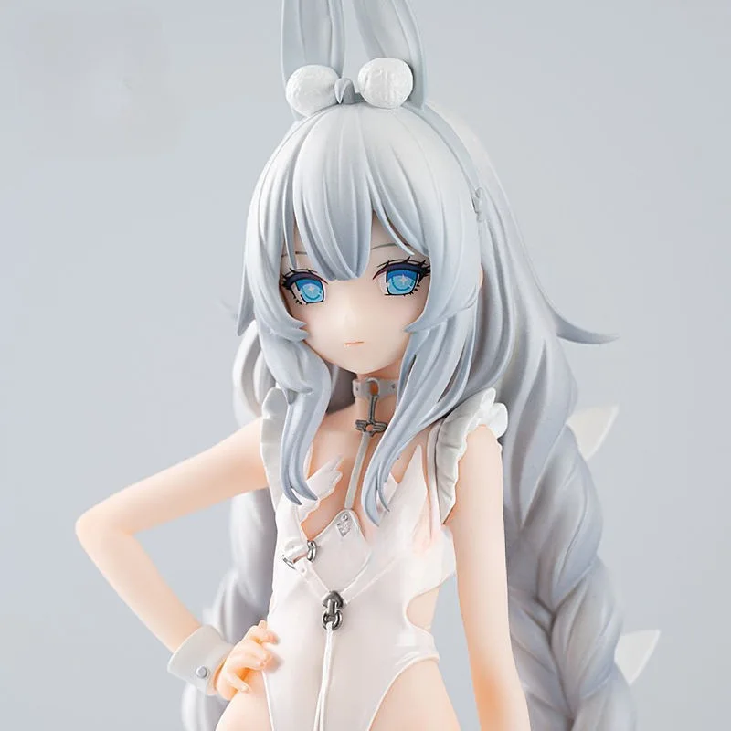 Route No. Lazy Rabbit Girl Malicious Girl Handles Anime White Rabbit Model Case Decoration Children Toys Birthday Gift Gifts Toy