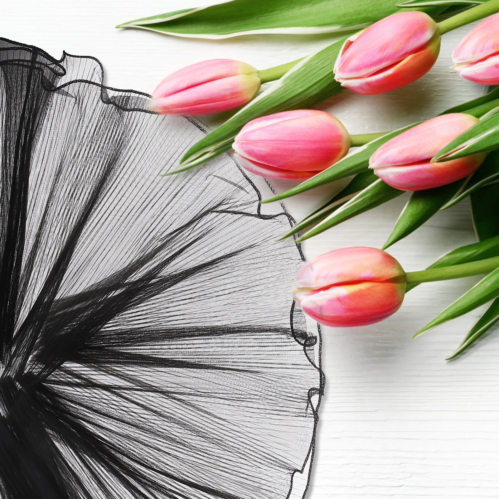 

Net Flower Gift Wrapping Wrapping Yarn Decorative Packaging For Bouquets Wedding Party Floral Wrap Yarn Wrapper