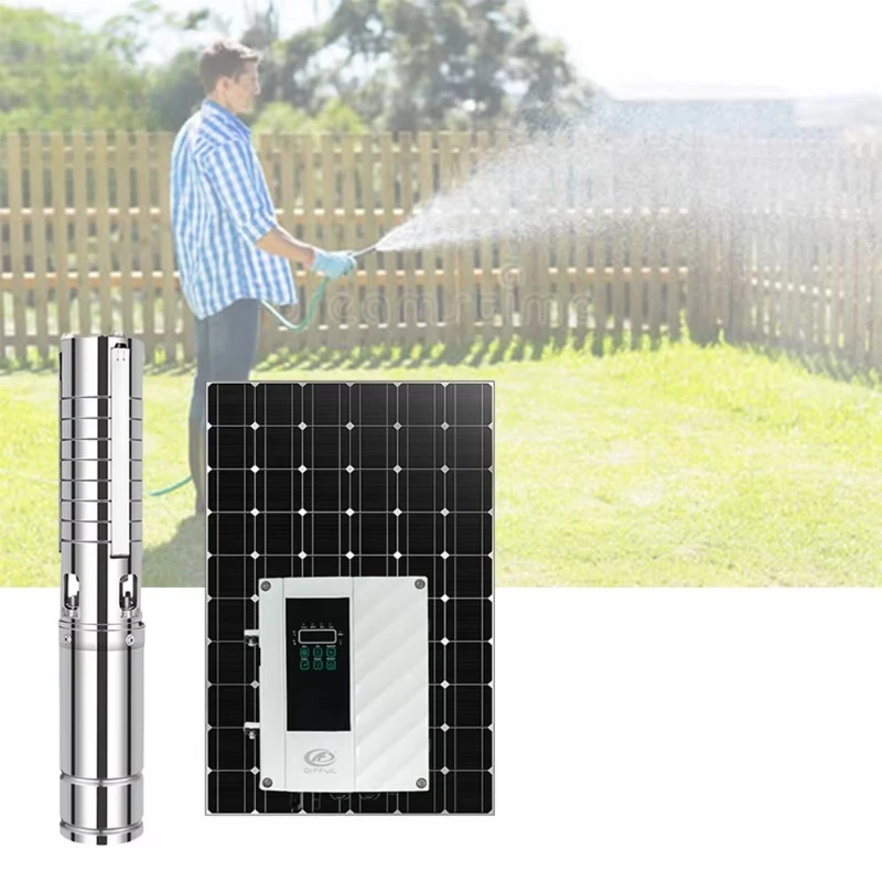 Stainless Steel Solar Water Pump1 hp Drip Irrigation Deep Well Pump