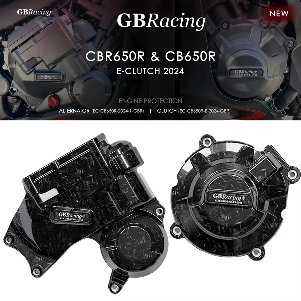 

protector de motor para moto For CBR650R & CB650R 2024-2025-Specific E-CLUTCH Secondary Engine Cover Set motocicletas