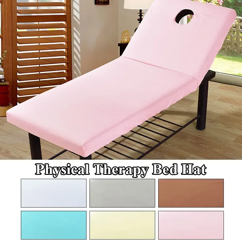 Quilt Cover SPA Fitted Sheet Massage Table Beauty Salon Massage Bedsheet Soft Face Breath Hole Beauty Elastic Massage Bed Cover