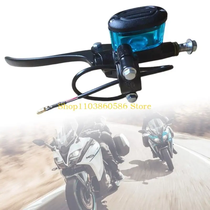 

242A Motorcycles Brake Clutch Lever with Reservoir Set Easy Installation Motorbike Spare Parts Suitable for Q-9 E-bike