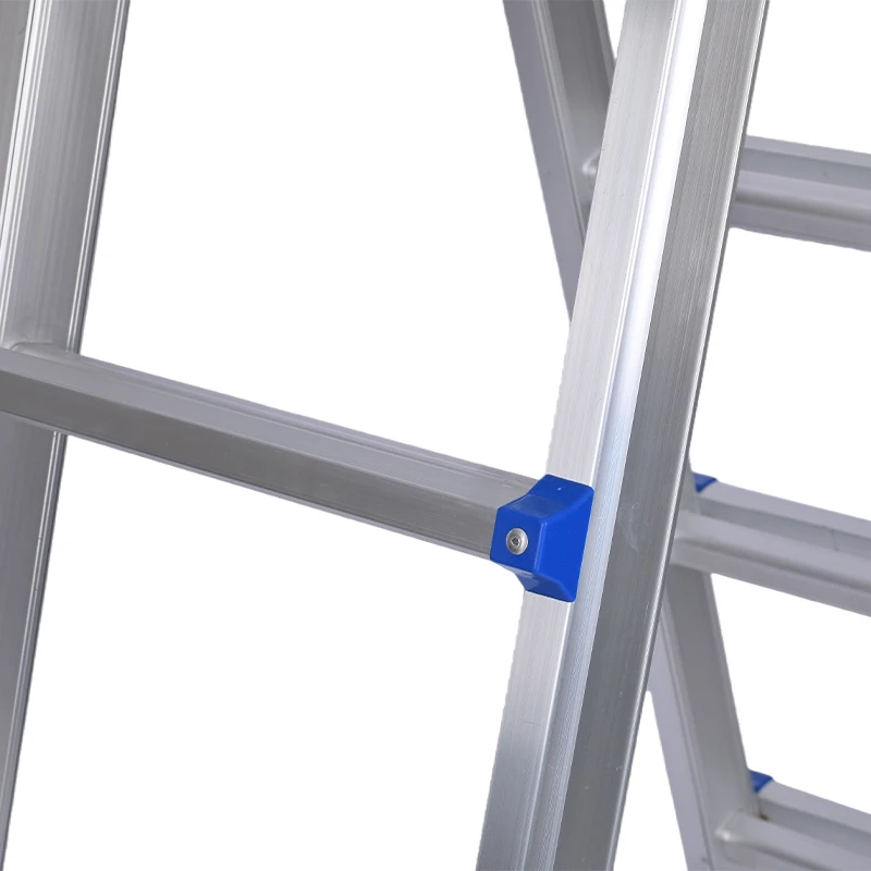 ホットセール ヒンジ付き両面伸縮はしご 多機能アルミ合金製伸縮はしご