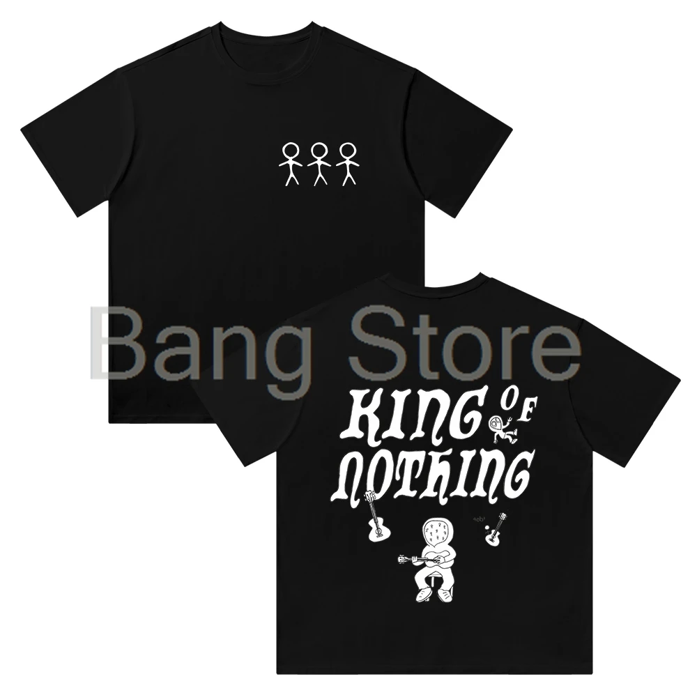 Boywithuke King of Nothing Cotton Tee Unisex T-shirt Crewneck Short Sleeve Tops