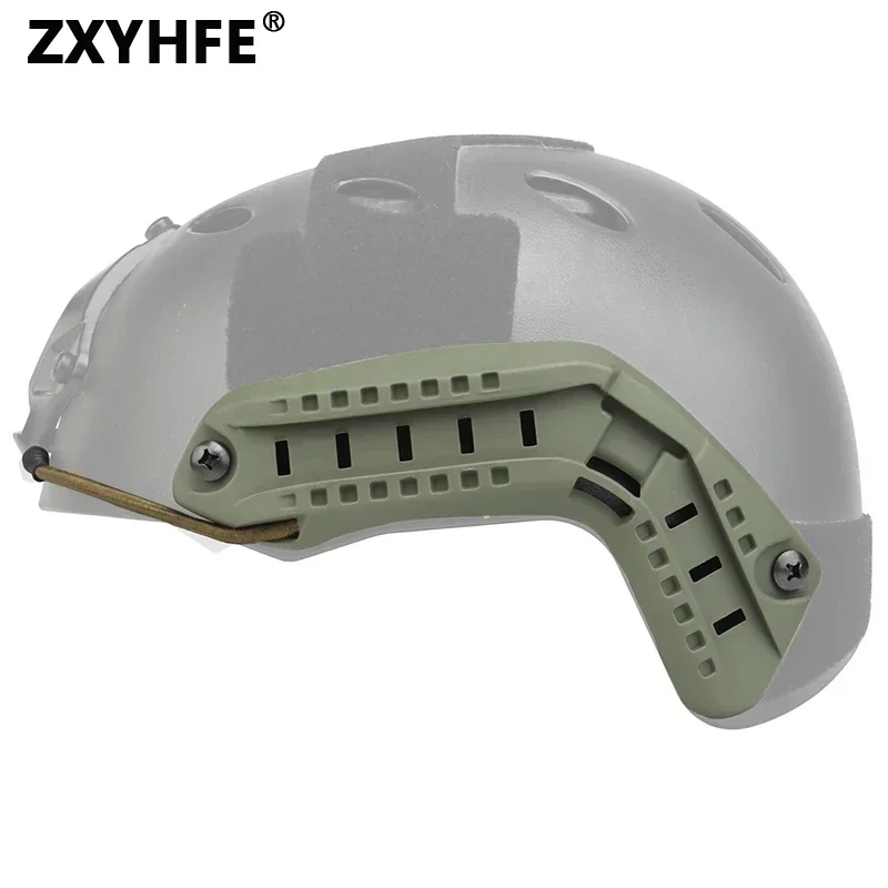 ZXYHFE Tactical Guide Rail Fast Helmet Shooting Airsoft Paintball Accessories Hunting Outdoor Sports CS Wargame Hiking Equipment