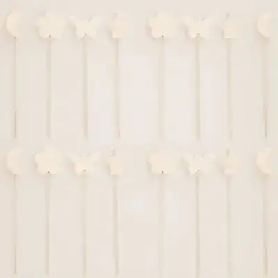 

16pcs Wooden Fairy Wand Diy Unfinished Blank Craft Stick For Painting Decorating Creative Gift Flower Crown Butterfly Moon