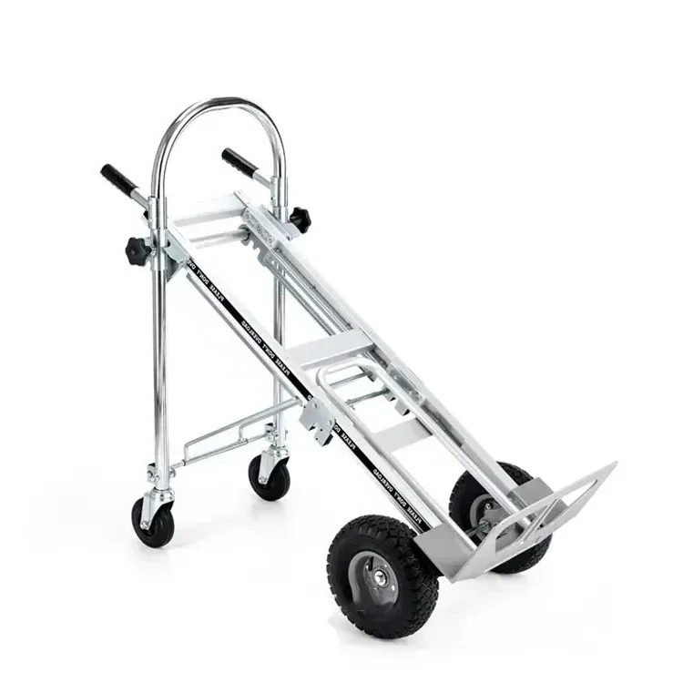 Multi-function Folding Luggage Trolley With Handle Available At Airport Hotel