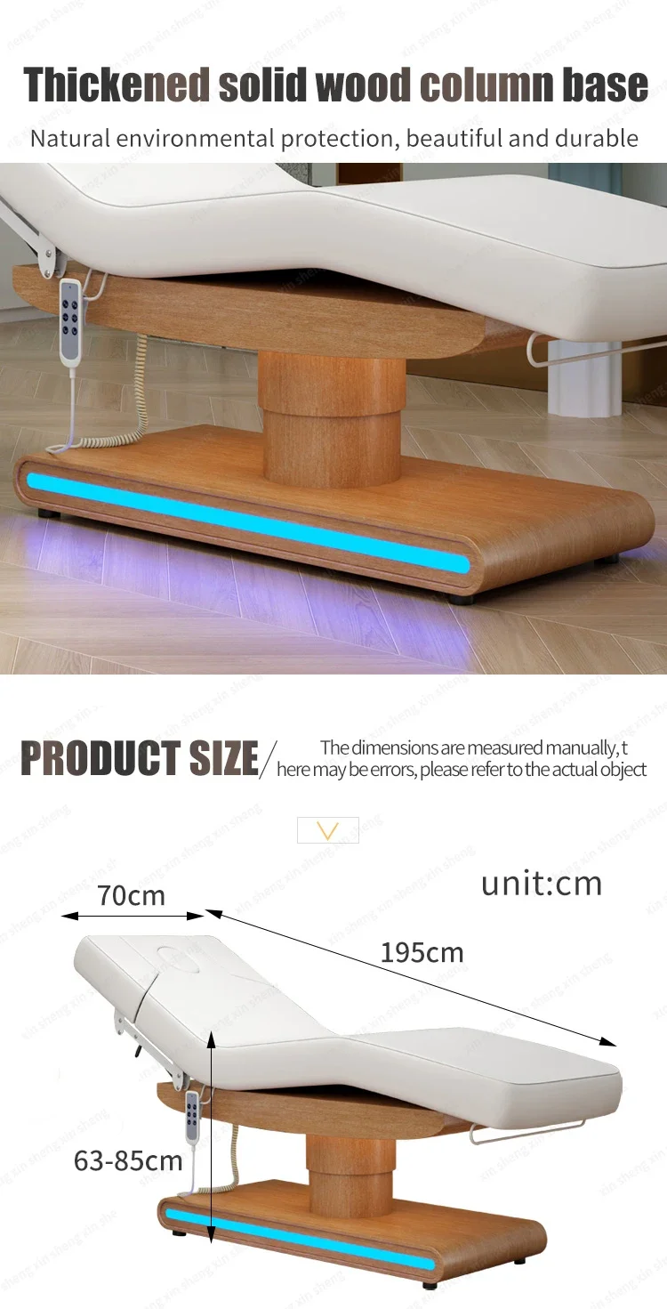 XingSheng Elektrische Hebe Gesichts Schönheit Bett Wimpern Betten Schönheit Salon Stuhl Massage Tisch Verstellbare Möbel Sofa Bett Stühle – Detail 13