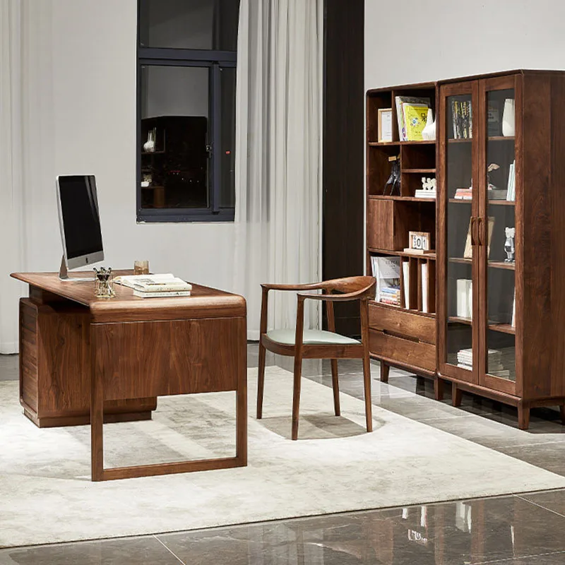 Drawer Gadgets Office Desk Wooden Modern Study Home Organizers Office Desk Design Bedroom Escritorio Oficina Unique Furniture