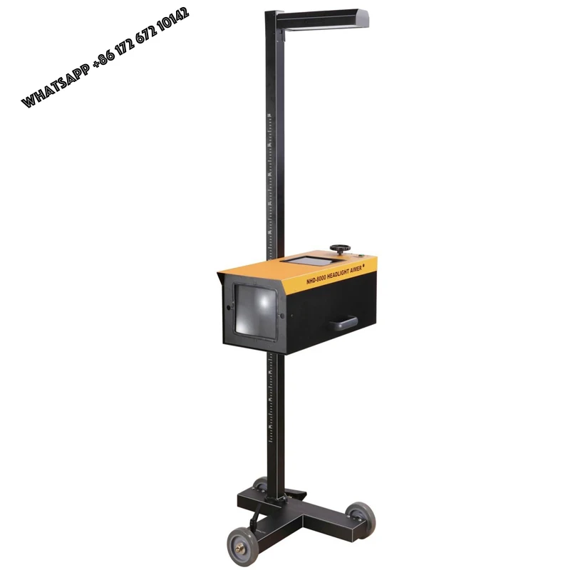 Wholesale NHD-8000 Headlamp Headlight Tester NHD-8000 Beam Setter Headlights Alignment Car Headlight High and Low Beam Detection