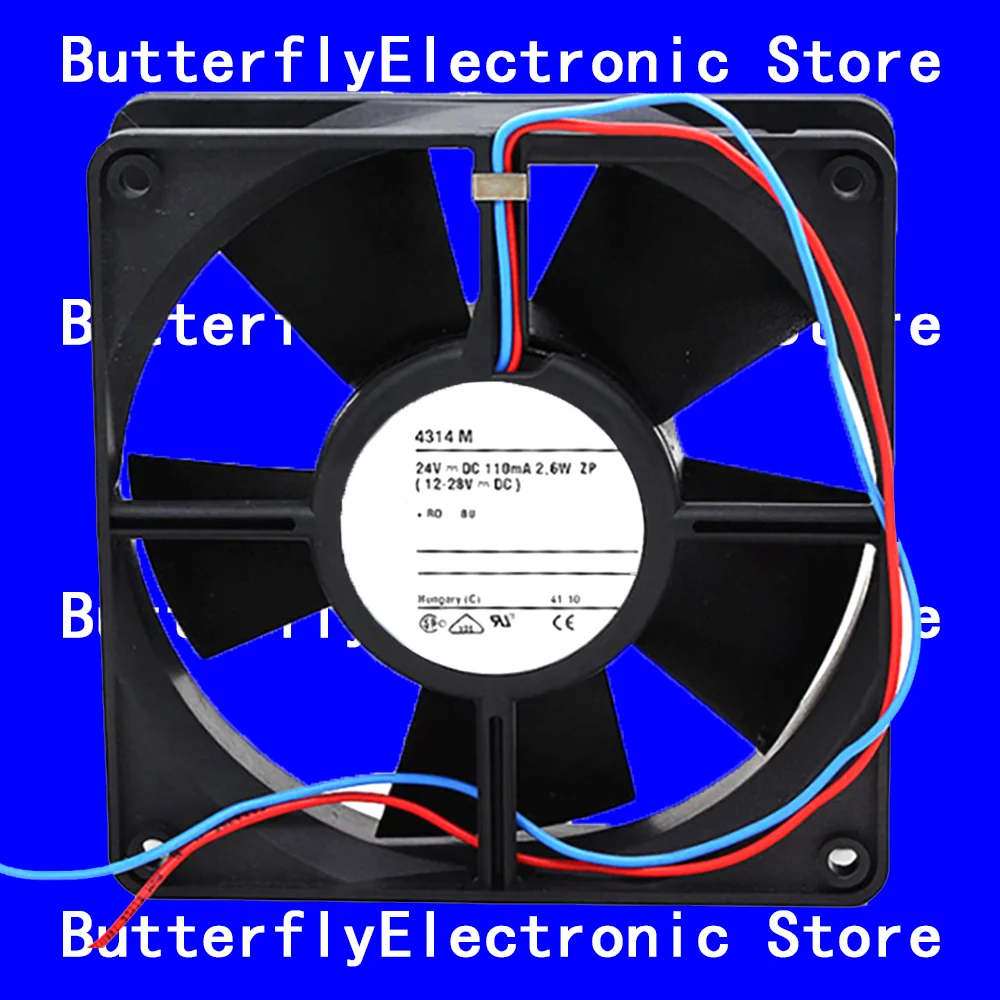

NEW ORIGINAL 4314M 4314 M 24VDC 2.6W COOLING FAN 12032 12CM 120*120*32 MM