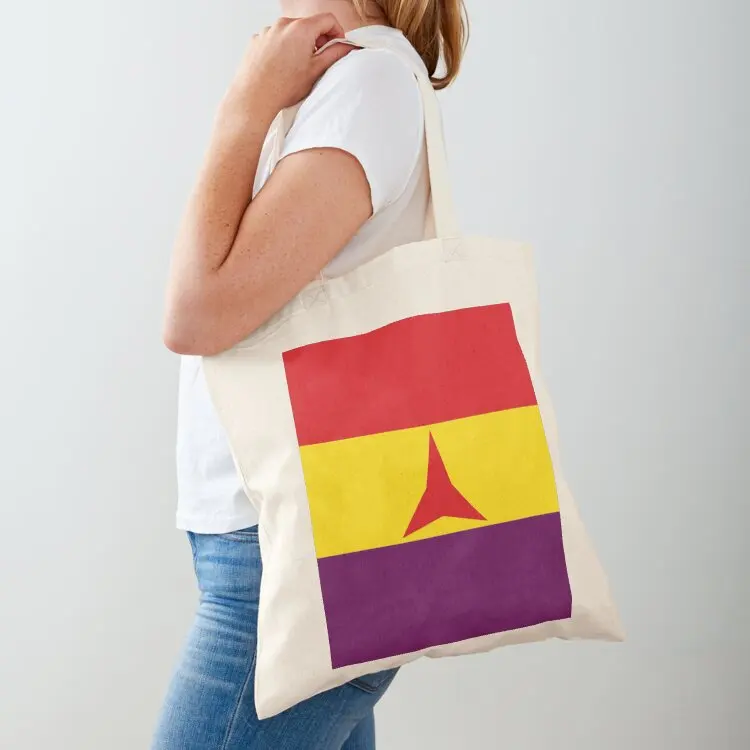 

International Brigades Flag - Bandera de las Brigadas Internacionales Tote Bag Women's beach bags eco bag folding