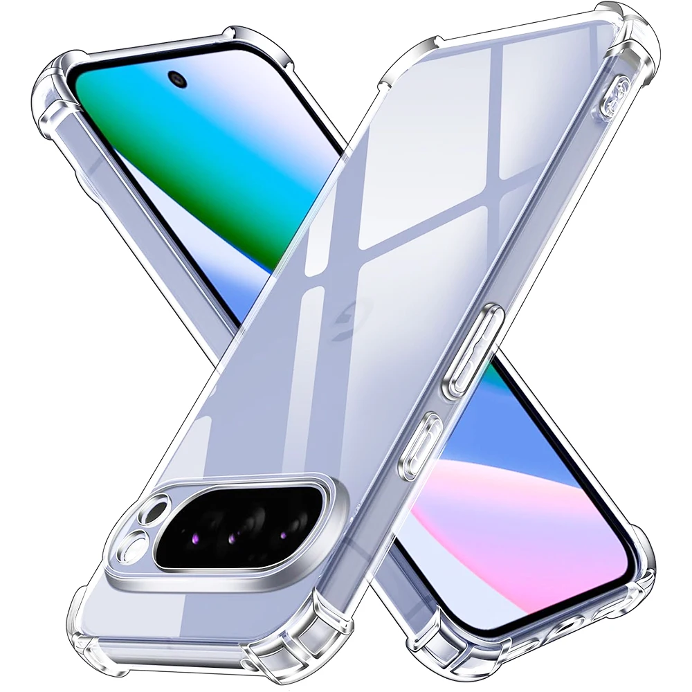เคสซิลิโคนกันกระแทกแบบ 3 มิติ พร้อมถุงลมนิรภัย สำหรับ Google Pixel 10 9 Pro XL 9A โปร่งใสบางเฉียบ สำหรับ Google10 5G