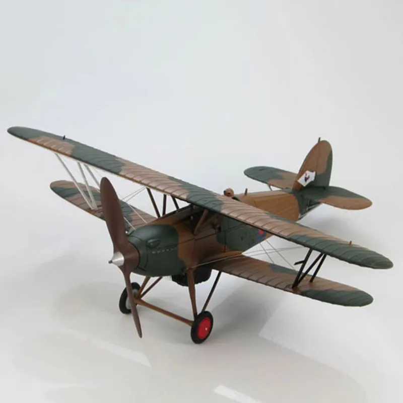 

Diecast 1:48 Scale Hawker Fury Mk.I British fighter Alloy Finished Simulation Model Static Decoration Souvenir Gifts For Adult