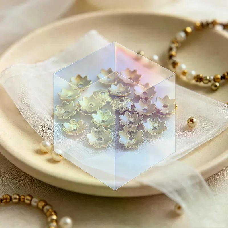 50Pcs Gold Bead Caps Metal Spacer Bead Covers Jewelry Making Findings For Bracelet Necklace DIY Craft
