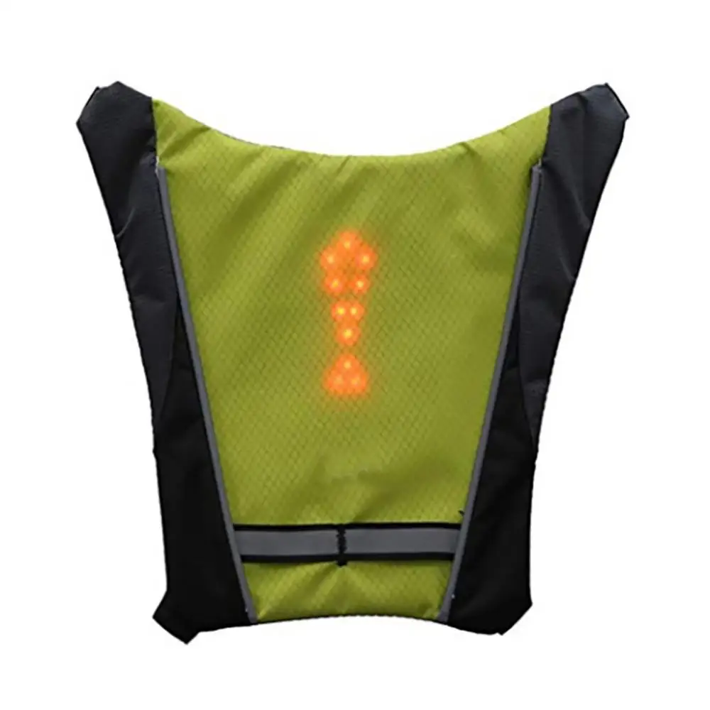 

LED Wireless Cycling Vest MTB Bike Turn Signal Light Safety Vest Bicycle Reflective Warning Vests With Remote Cycling Vests