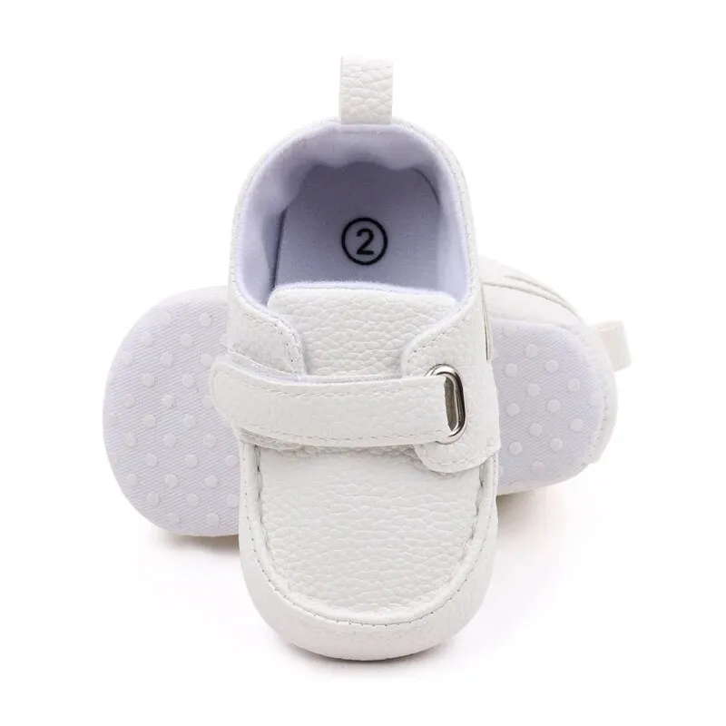 Baby Boy Shoes PU Leather Formal Shoes Soft Sole Newborn Polo Set Toddler Baptismal