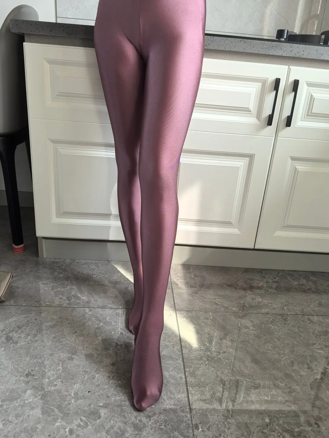 Glossy seam pantyhose leggings high waist women tights Summer spring shiny pants