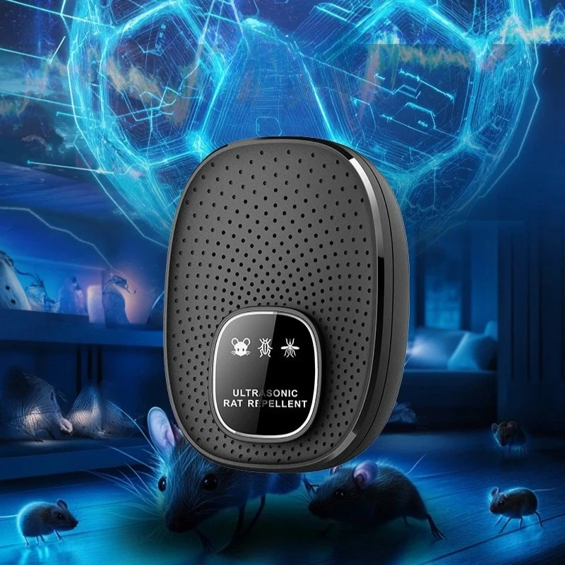 Dispositivo Ultrassônico de Controle de Pragas de Alta Potência com Porta USB, Repelente Inteligente de Insetos e Ratos para Casa, Economia de Energia