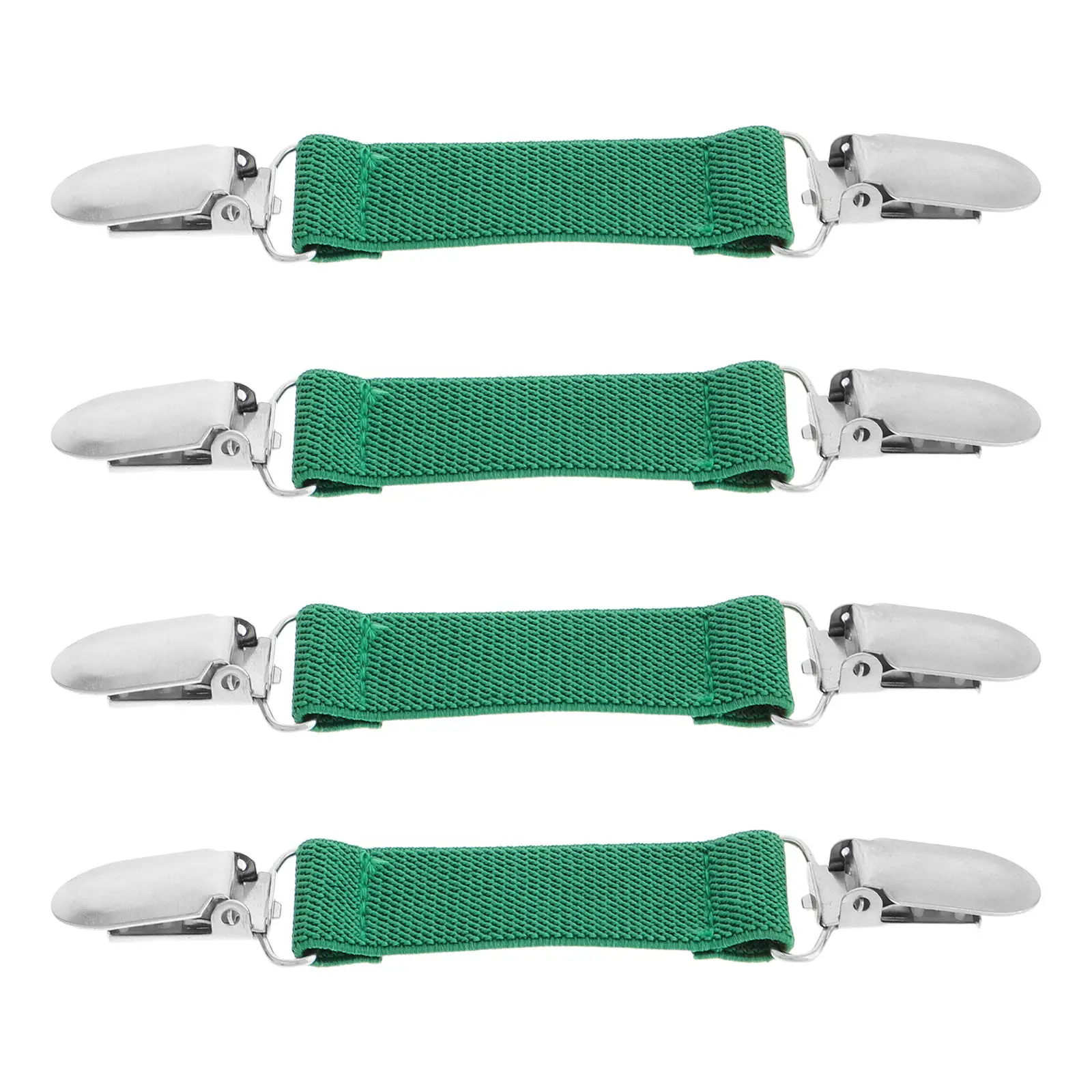 4Pcs Elastic Clips Pants Waist Cincher Adjustable Trouser Leg Holders Windproof Water Snow Resistant Cycling Outdoor Sports Pant