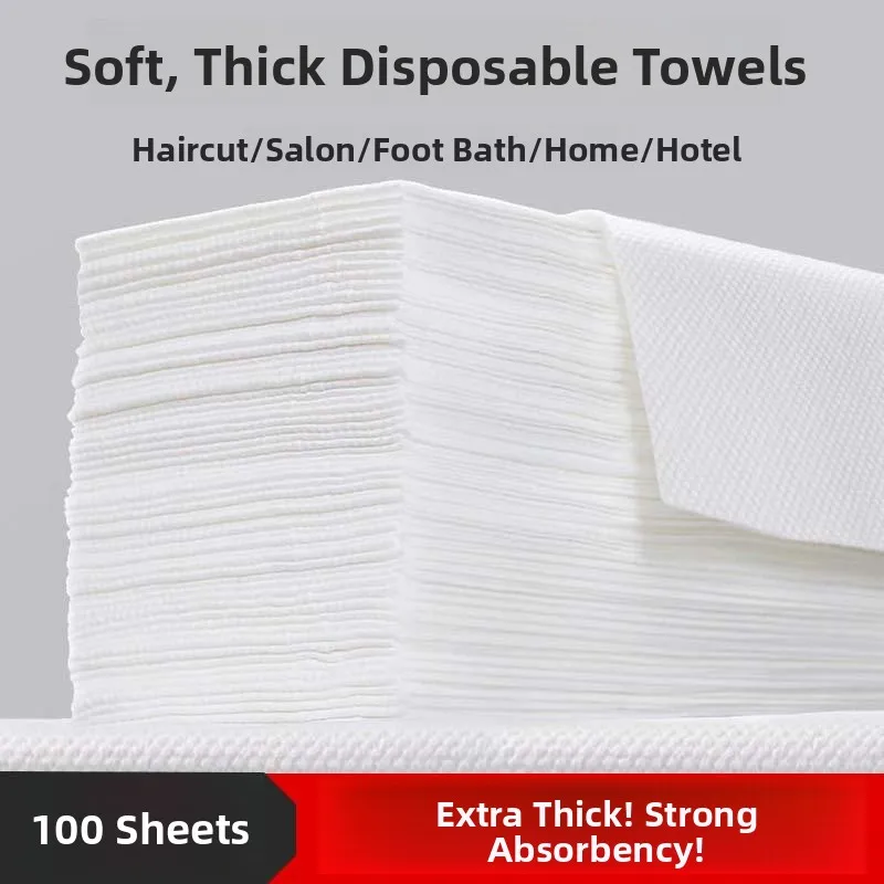 

Disposable Towels for Beau Salons And Hotels Head And Face Towels Foot Bath Paper Matting Towels for Travel