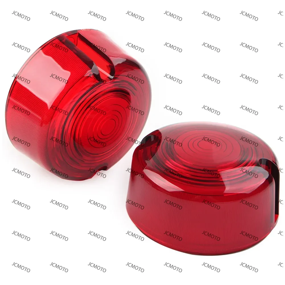 

For Harley Davidson Dyna FXD FXR Sportster XLH 883 1200 FXST 1 Pair Motorbike Turn Signal Light Lamp Lens Cover