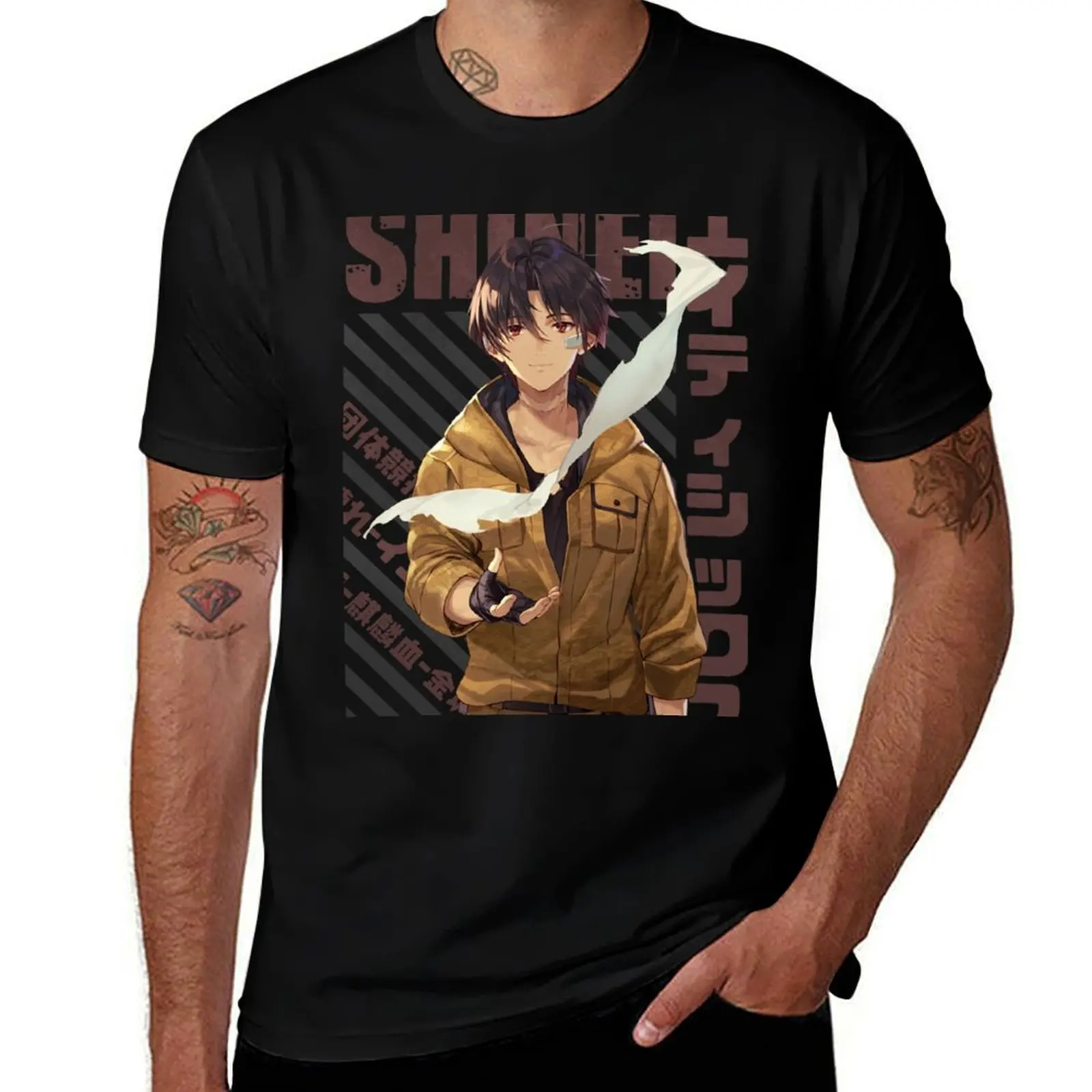 

86 - Shinei Nouzen T-Shirt man t shirts graphic t shirts for man pack cotton T-Shirt