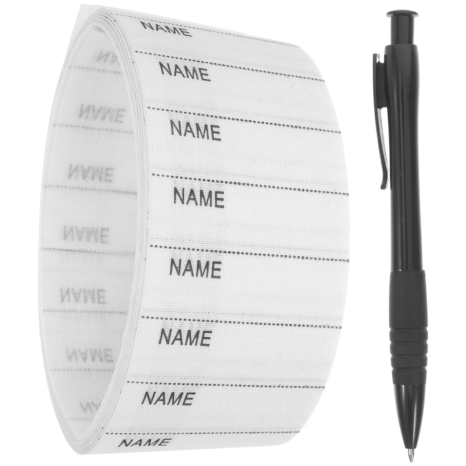 

200Pcs Durable Washable Clothing Labels Iron On Name Tags For School Uniforms Kids Clothes And Accessories Identification