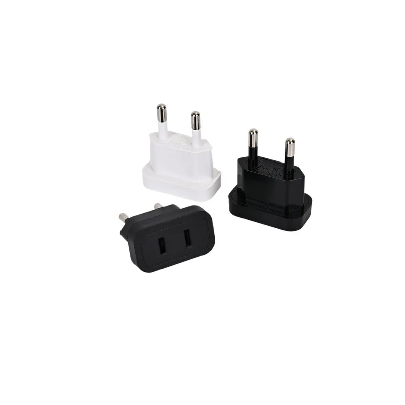 1-20pcs EU Euro KR Plug Adapter US to EU Plug Adapter Travel KR EU Adapter Electric EU KR Plug Converter Power Sockets AC Outlet