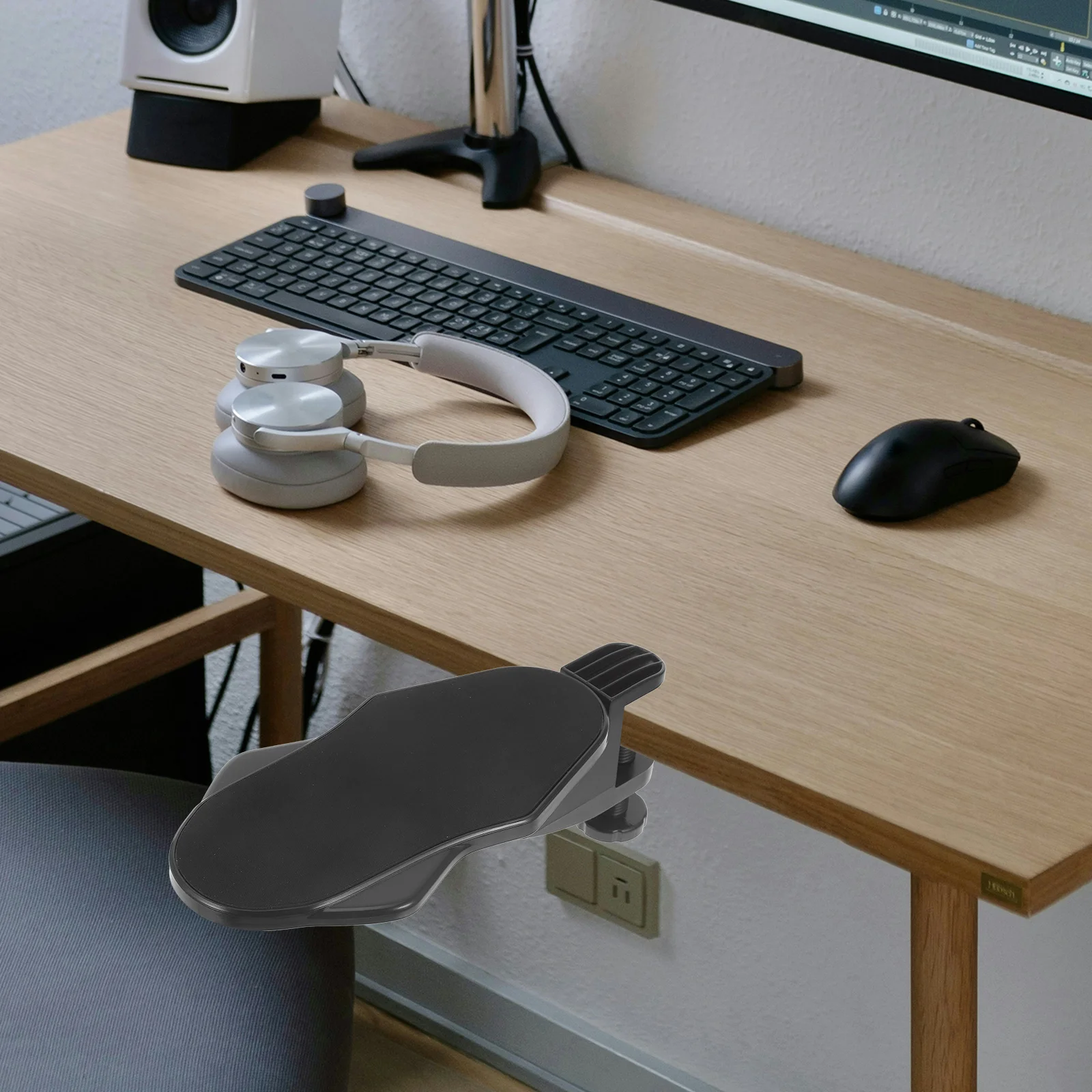 

Computer Desk Hand Support Wrist Rest Pad Ergonomic Office Armrest Lightweight Table Extender For Keyboard Mouse Pad