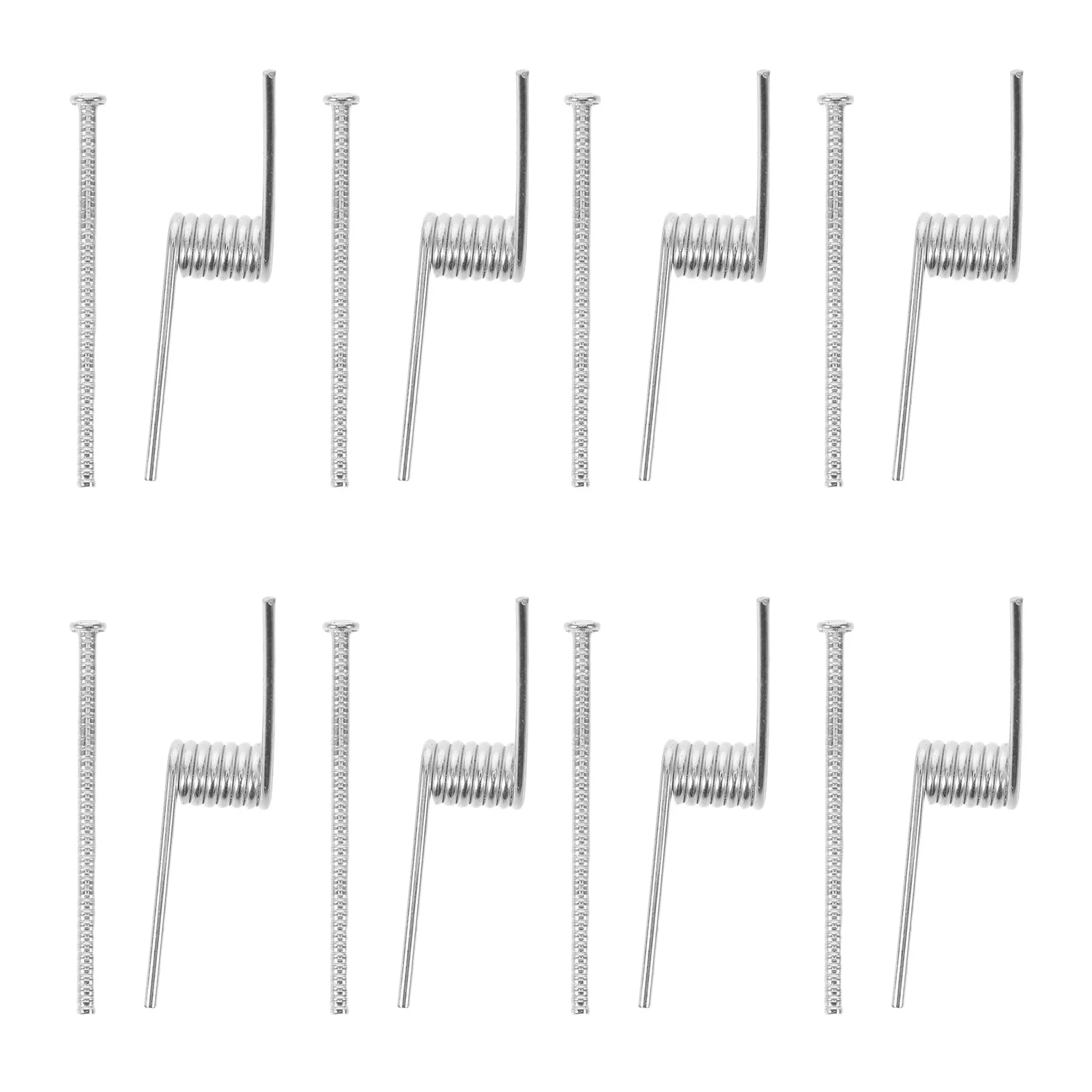 

8Pcs Stainless Steel Hair Clip Springs V-Type Replacement Parts for DIY Hairpins Claw Clips Jaw Clamp Repair Accessories Silver
