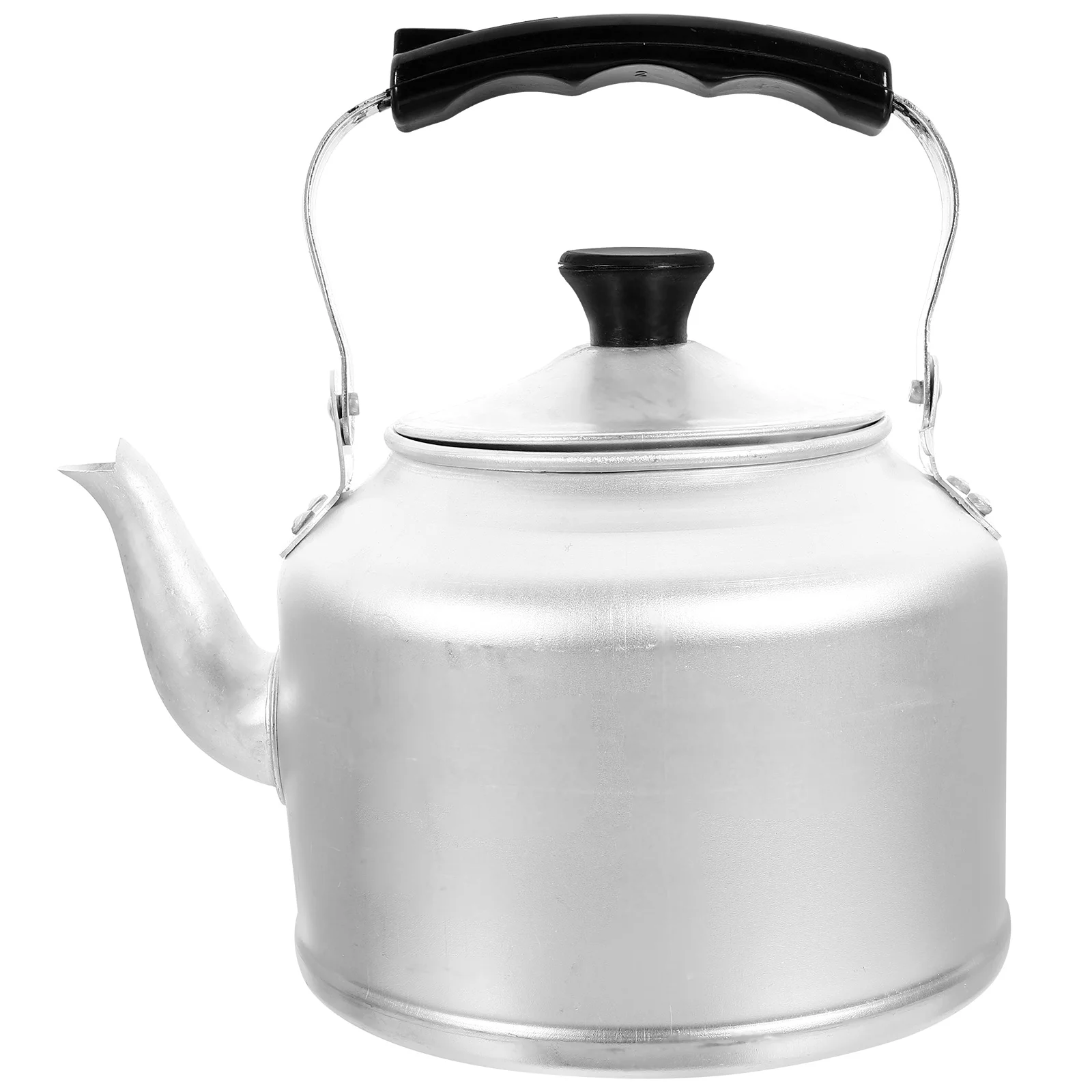 

Aluminum Kettle 18cm Large Capacity Tea Pot Stovetop Water Boiler Heat Resistant Kitchen Helper Metal Teapot Lid Electric Wood