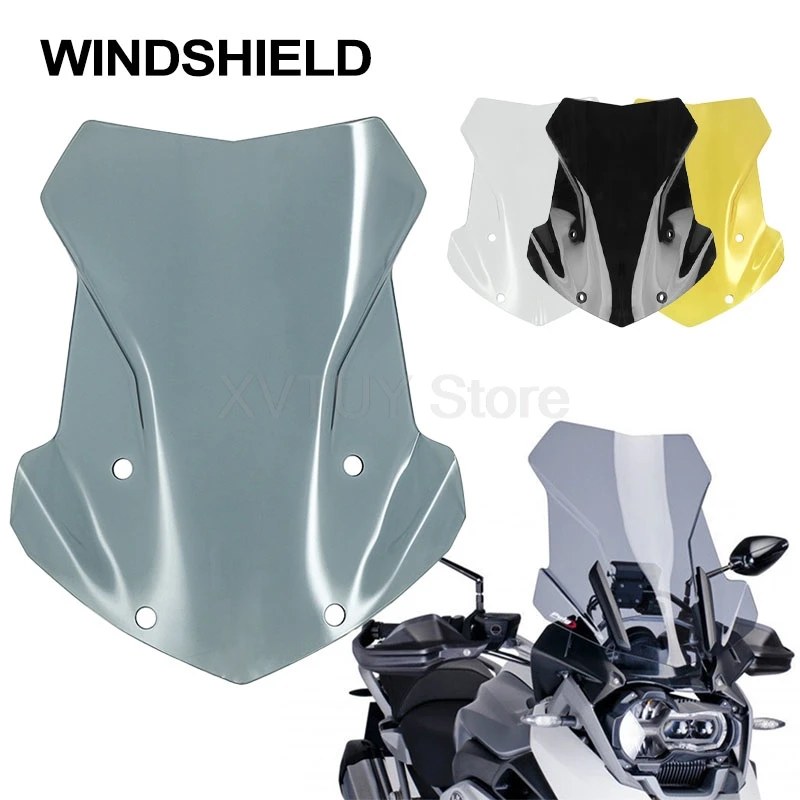 

Windshield For BMW R1200GS ADV LC R1250GS Adventure 2013-2019 Elevated Windscreen Wind Deflector Shield Screen Protector Parts
