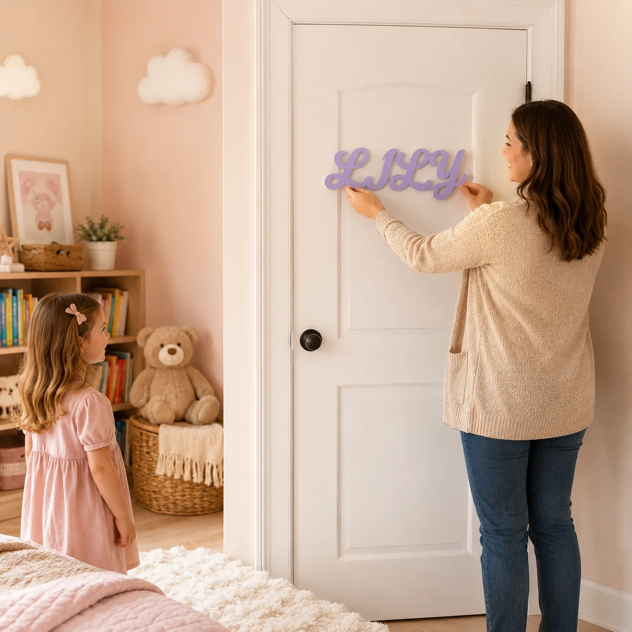 Kişiye Özel Ahşap İsim Levhası - Baby Nursery Decor incelemesi ve fiyatı