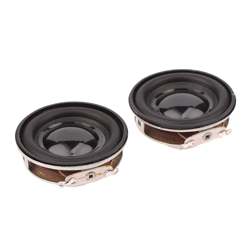 2 шт. 1,5 дюйма 40 мм мини-портативные колонки 4 Ом 3 Вт полночастотный стереозвук громкоговоритель для домашнего кинотеатра небольшой Hi-Fi динамик