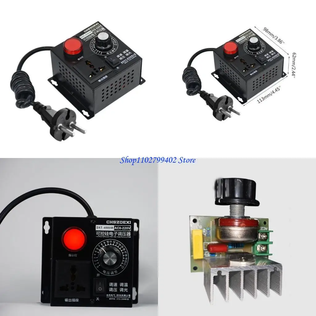 

547F SCR Speed Regulator High Power Drive Module AC220V 4000W LED Dimmers