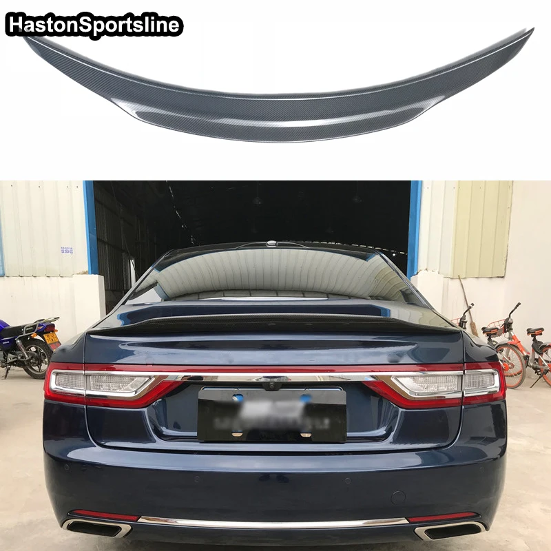 Modified Carbon Fiber Rear Luggage Compartment Spoiler Car Wing for For Lincoln 2016 2017 2018