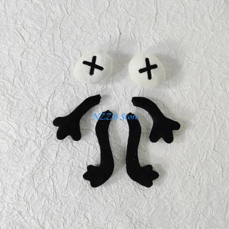 T21F الأطفال لتقوم بها بنفسك لوازم الدمية كرة الفحم مقلة العين/الأطراف شكل يزين أدوات الخياطة