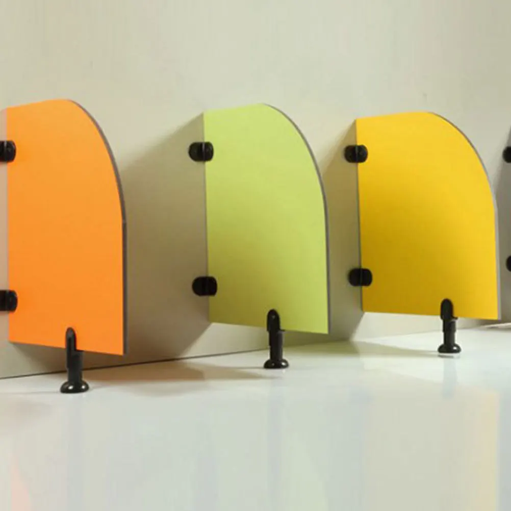 

2Pcs Strong Bearing Capacity Toilet Partition Feet Modern Bathroom Fittings Durable Restroom Partition Supports