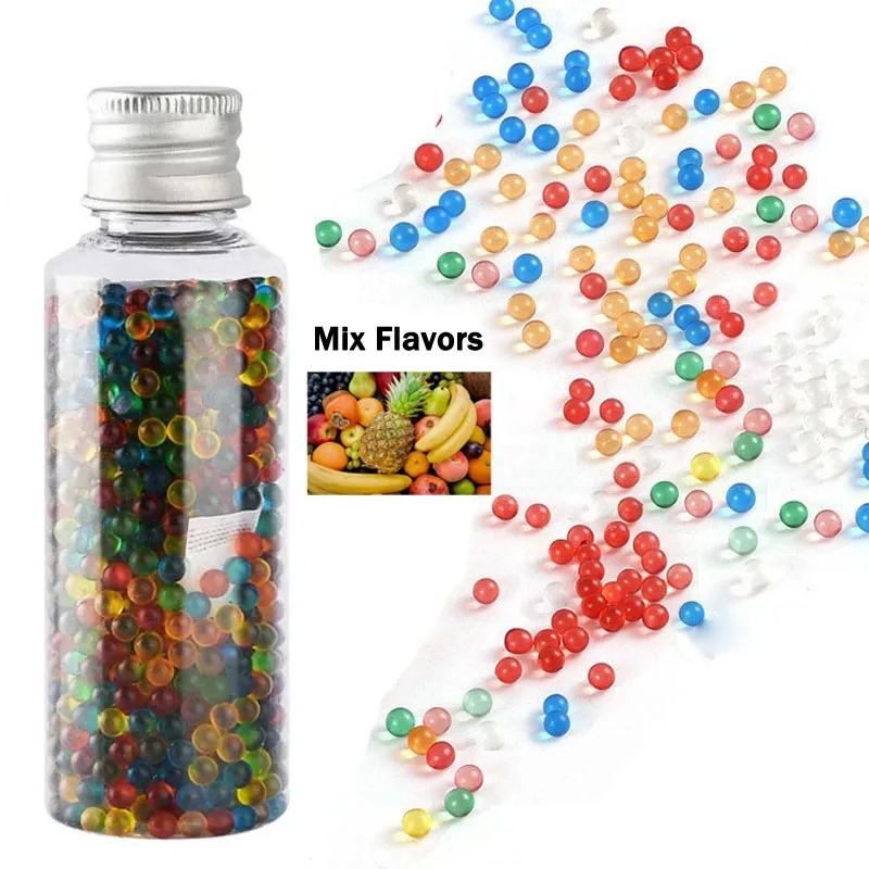 2000 Pcs DIY Mix Fruit Flavor Menthol Popping Capsule Black Ice mint Various Beads Cigarette Explosion Beads Smoking Accessories