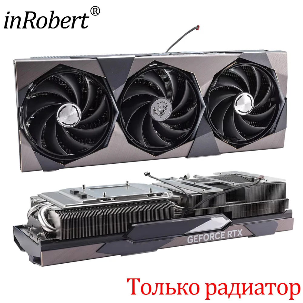 Tarjeta de vídeo con ventilador, tarjeta de vídeo RTX4080 de 95mm, Heatsik para MSI GeForce RTX 4080, 16GB, SUPRIM X, tarjeta gráfica de repuesto con plano posterior