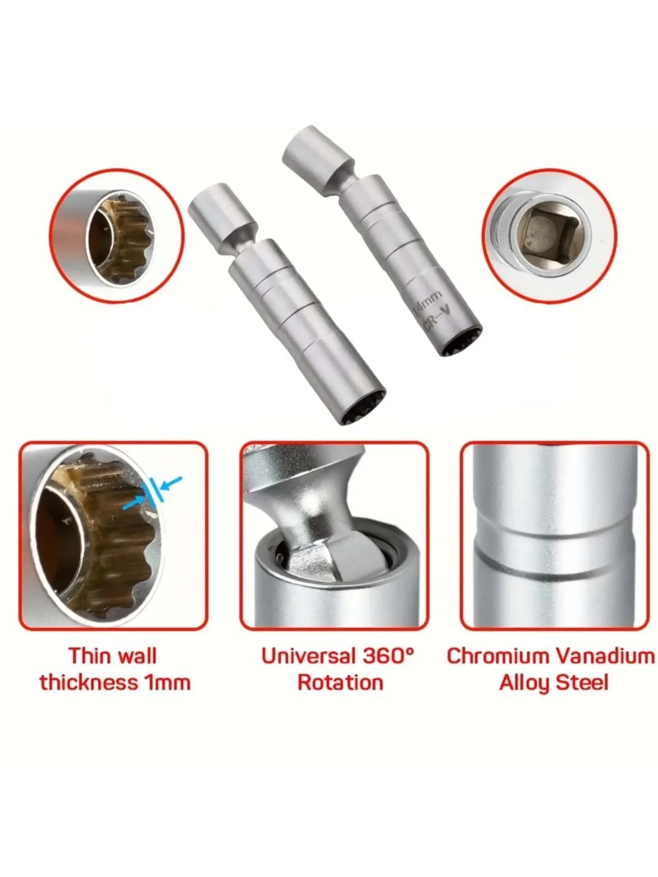 Spark Plug Socket W…