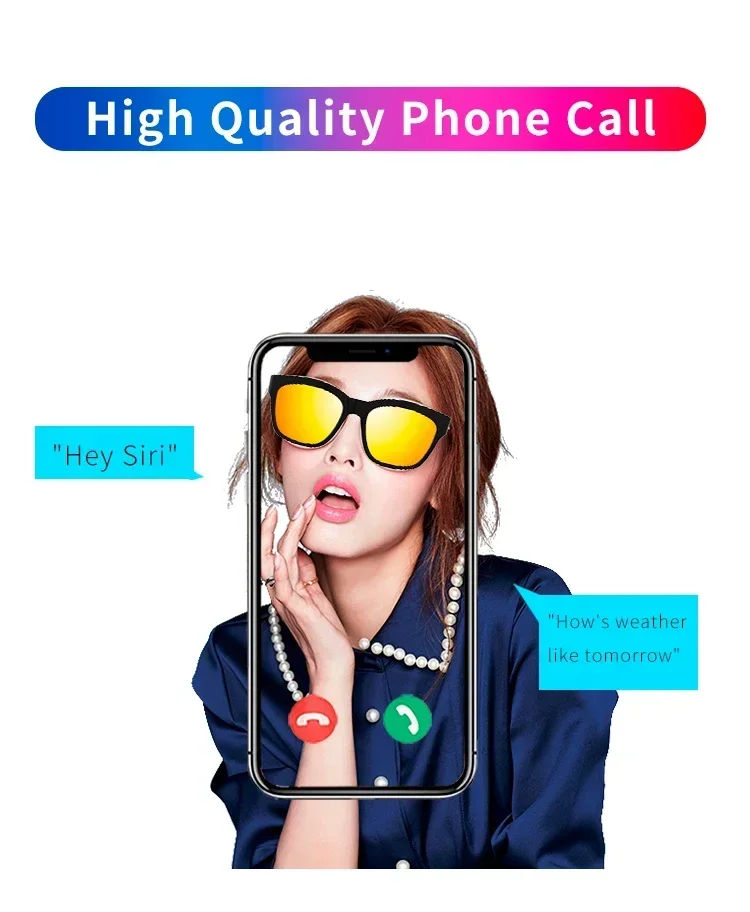 

waterproof lightweight glasses prescription lens customization Bone conduction music sunglasses audio glasses bluetooth call