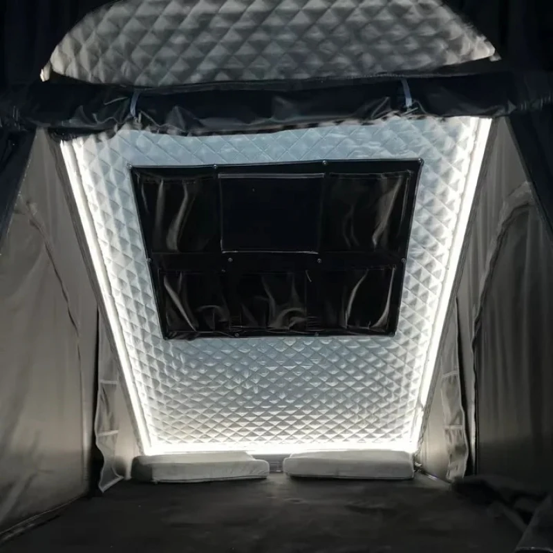 Hot Selling Upgraded Double Slots Panel Aluminum Corners Hard Waterproof Four-Season Car Roof High Quality