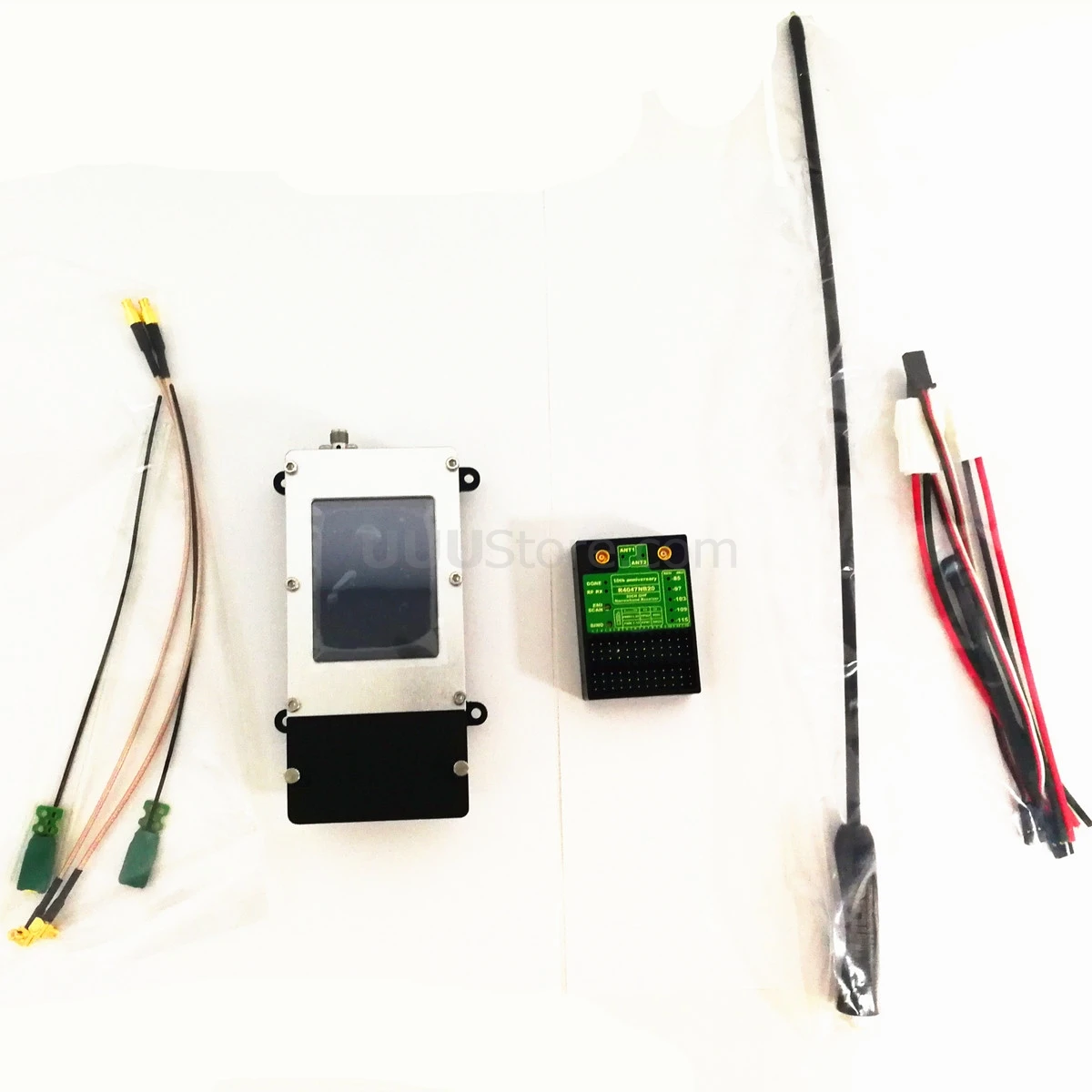 Sistema de longo alcance RMILEC T4047NB20 NB20 V3 20 canais 5W 433Mhz Sistema UHF com receptor para rádios JR/Futaba