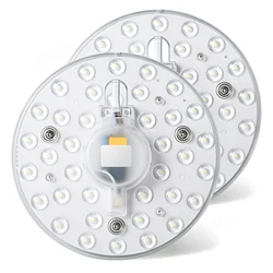 Plafonnier circulaire à LED, panneau de lampe circulaire, AC 220V, 230V, 240V, 12W, 18W, 24W, 36W, 50W, 60W, nouveau